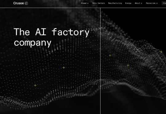 速递｜AI 数据中心初创公司Crusoe洽谈估值达100亿美元该公司计划在此次交易中筹集10亿美元的权益和债务资金。