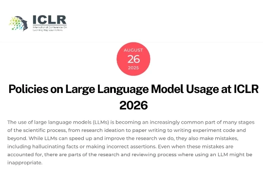 拒稿警告，靠大模型「偷摸水论文」被堵死，ICLR最严新规来了