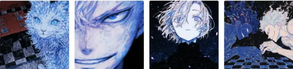 《深蓝幻境：一场超现实主义的内心宇宙漫游》midjourney风格种子